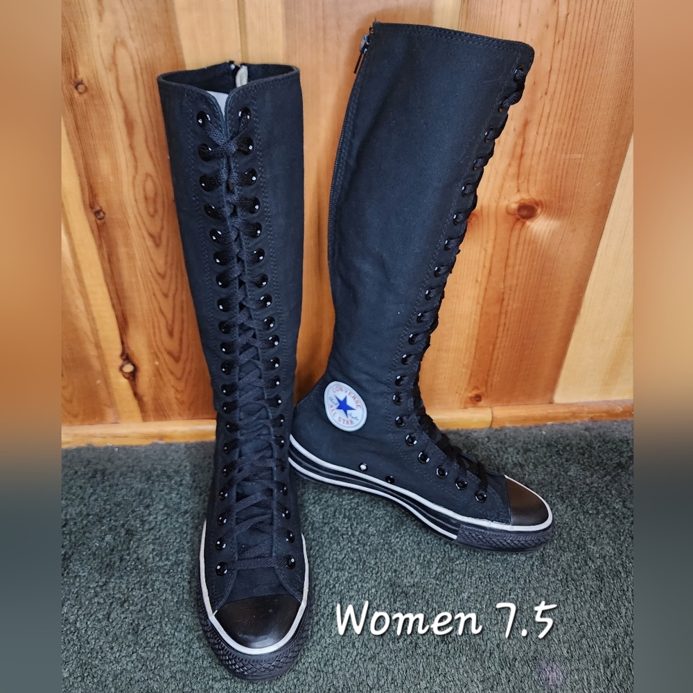 RARE Vintage Converse All Star XXHI Knee High Women 7.5